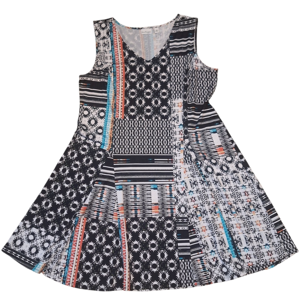 Kim Rogers Women's Petite Colorful Dress Size PXL